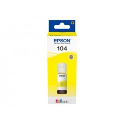 Epson 104 - 65 ml - amarillo - original - depósito de tinta