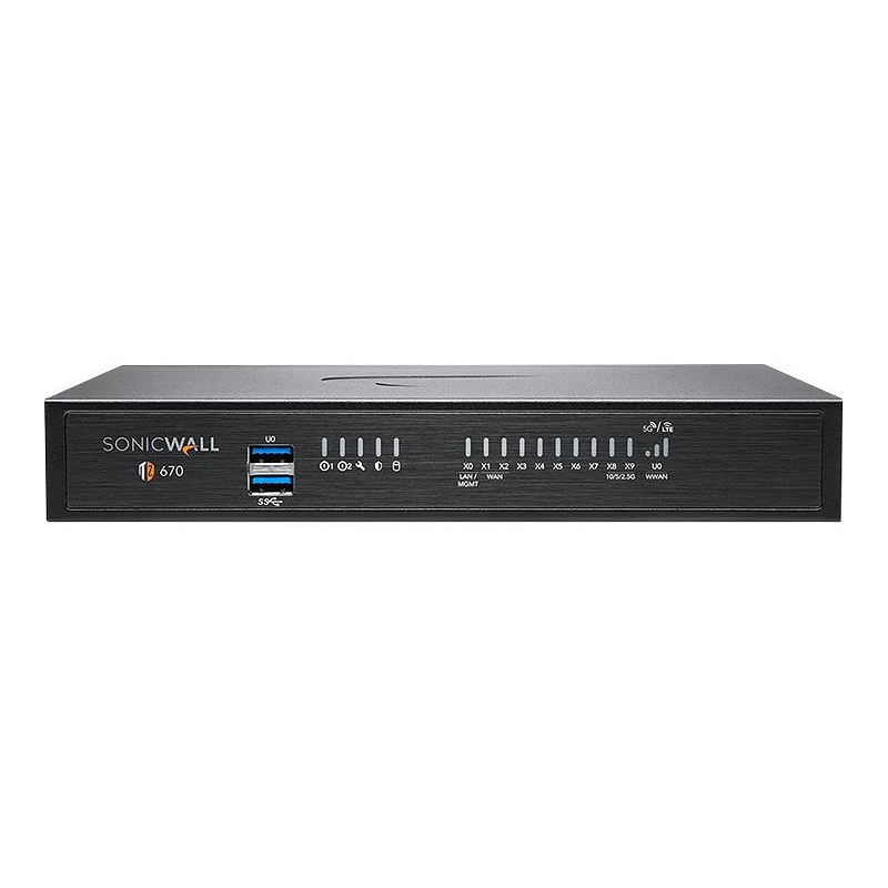 SonicWall TZ670 - High Availability - aparato de seguridad