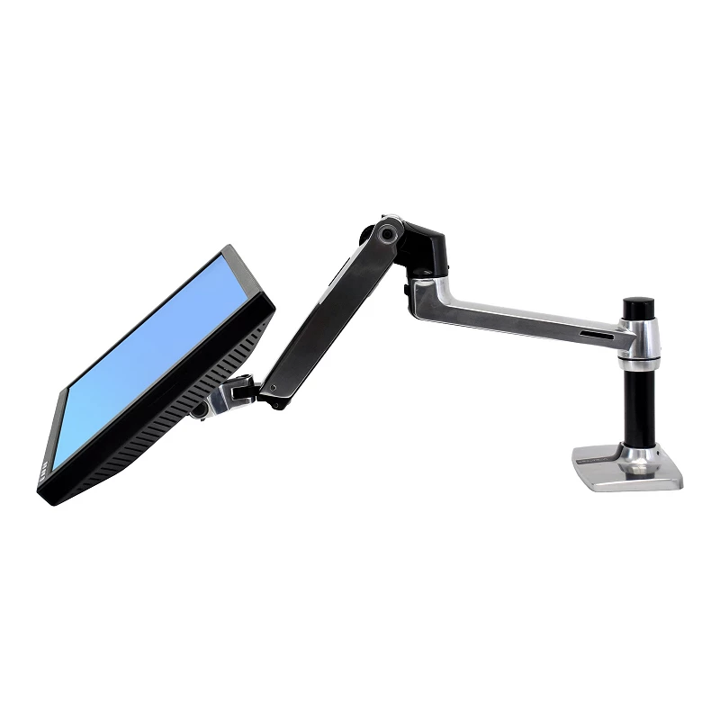 Ergotron LX Desk Mount LCD Arm - Kit de montaje (brazo articulado, montaje con pinza de sujeción para escritorio, adapt