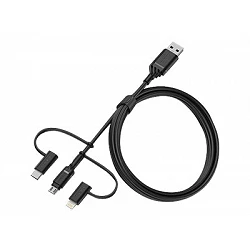 OtterBox Standard - Cable USB - USB (M) a Micro-USB tipo B, Lightning, USB-C (M)