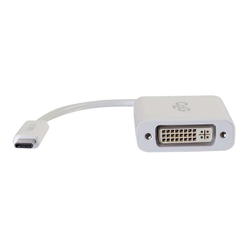 C2G USB C to DVI-D Video Converter - USB Type C to DVI Adapter