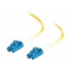 C2G LC-LC 9/125 OS1 Duplex Singlemode PVC Fiber Optic Cable (LSZH)