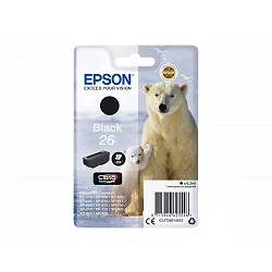 Epson 26 - 6.2 ml - negro - original - cartucho de tinta