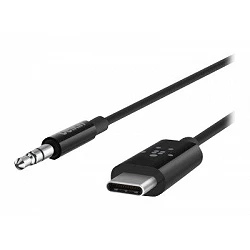 Belkin RockStar - Cable de audio - USB-C macho a miniconector estéreo macho