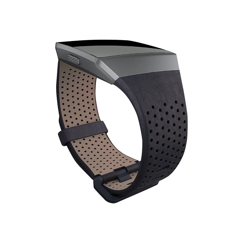 Fitbit Perforated Leather Band - Correa de reloj para reloj inteligente