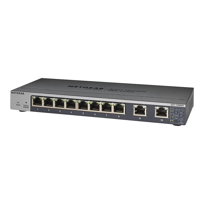 NETGEAR Plus GS110EMX - Conmutador - inteligente