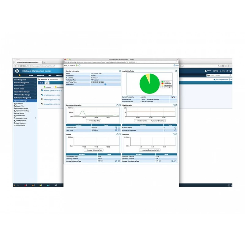 HPE Intelligent Management Center Application Performance Manager