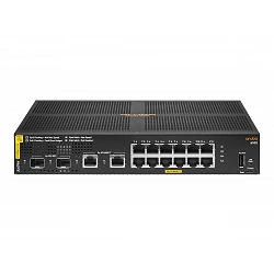 HPE Aruba 6100 12G Class4 PoE 2G/2SFP+ 139W Switch