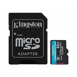 Kingston Canvas Go! Plus - Tarjeta de memoria flash (adaptador microSDXC a SD Incluido)