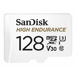 SanDisk High Endurance - Tarjeta de memoria flash (adaptador microSDXC a SD Incluido)