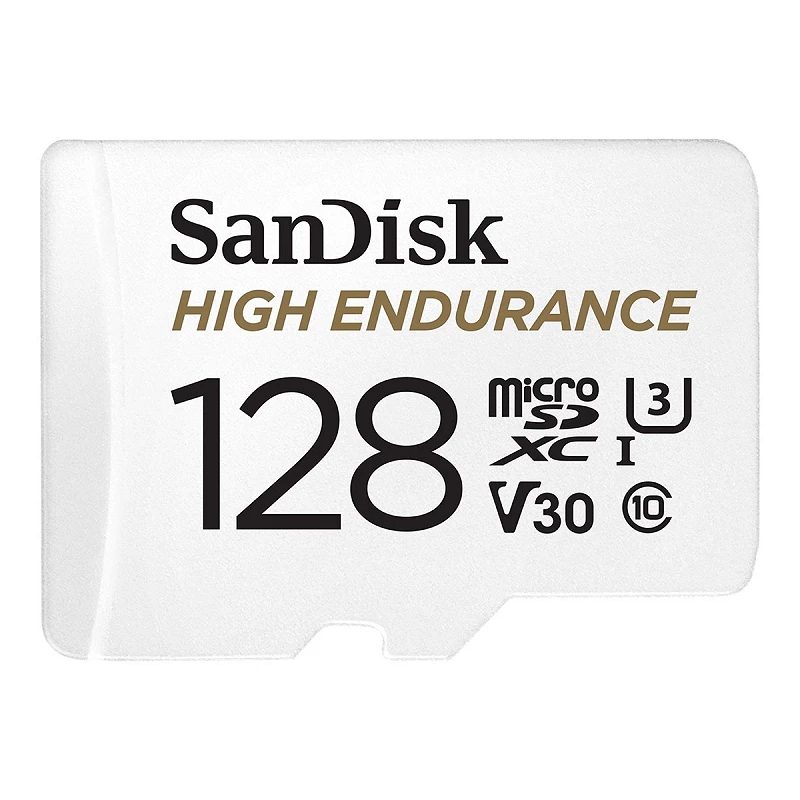 SanDisk High Endurance - Tarjeta de memoria flash (adaptador microSDXC a SD Incluido)