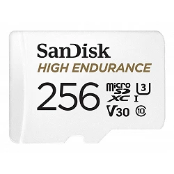 SanDisk High Endurance - Tarjeta de memoria flash (adaptador microSDXC a SD Incluido)