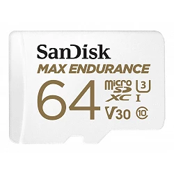 SanDisk Max Endurance - Tarjeta de memoria flash (adaptador microSDXC a SD Incluido)