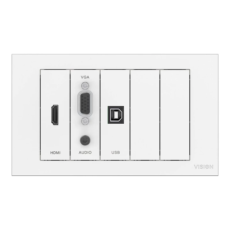 VISION TechConnect TC3 Wall-Mount Faceplate Package