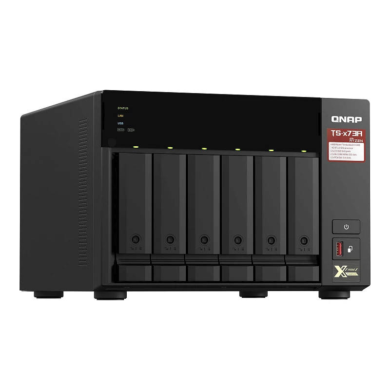 QNAP TS-673A - Servidor NAS - 6 compartimentos