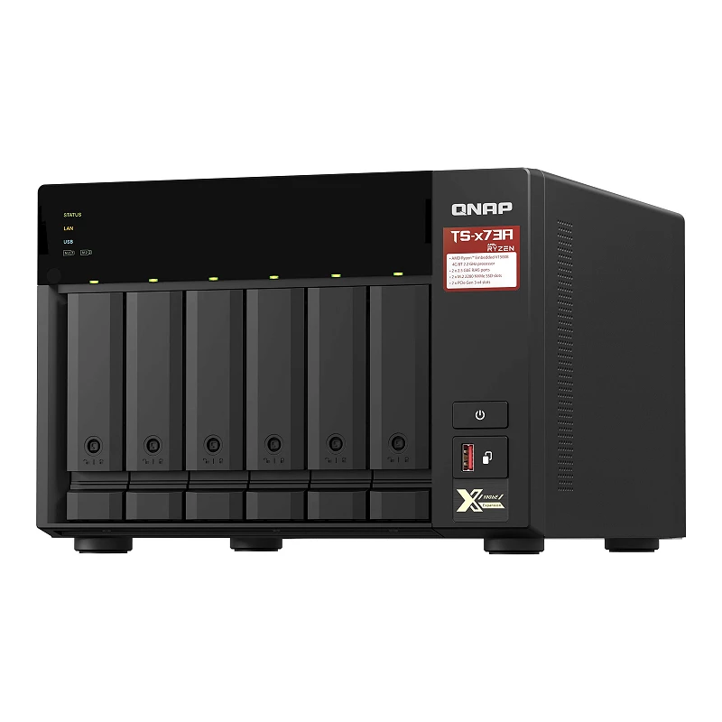 QNAP TS-673A - Servidor NAS - 6 compartimentos