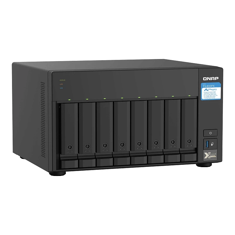 QNAP TS-832PX-4G - Servidor NAS - 8 compartimentos