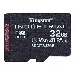 Kingston Industrial - Tarjeta de memoria flash (adaptador microSDHC a SD Incluido)