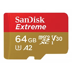 SanDisk Extreme - Tarjeta de memoria flash (adaptador microSDXC a SD Incluido)