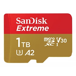 SanDisk Extreme - Tarjeta de memoria flash (adaptador microSDXC a SD Incluido)