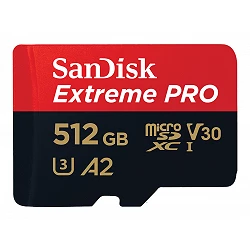 SanDisk Extreme Pro - Tarjeta de memoria flash (adaptador microSDXC a SD Incluido)