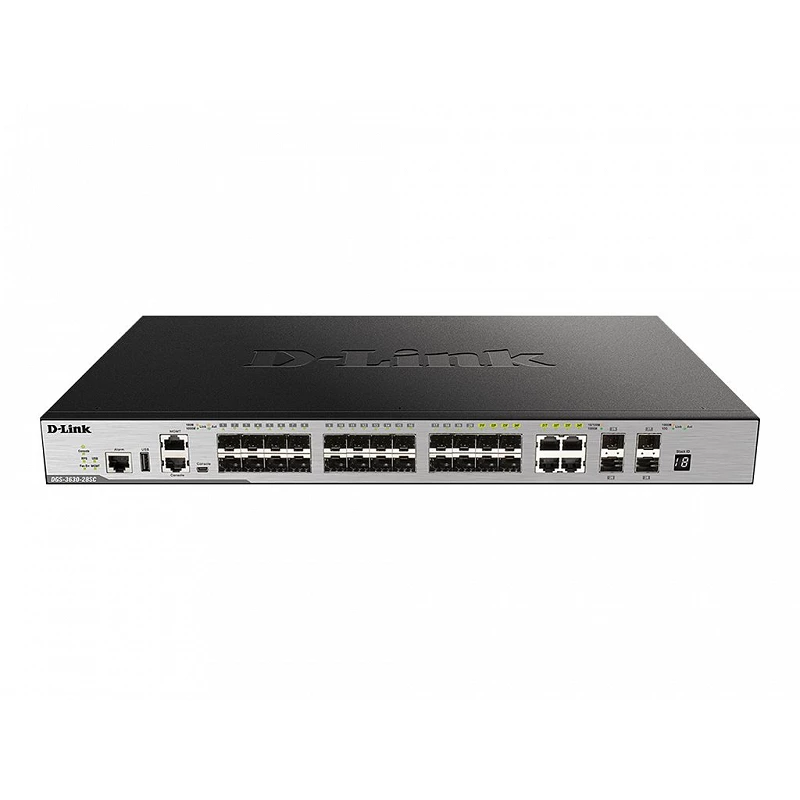 D-Link DGS 3630-28SC - Conmutador - L3 - Gestionado