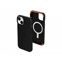 UAG Rugged Case for iPhone 14 [6.1-in] - Civilian for MagSafe Black