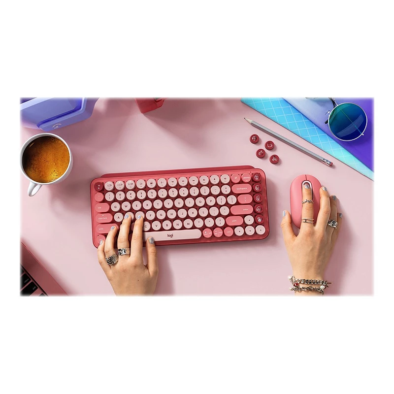 Logitech POP Keys - Teclado - inalámbrico