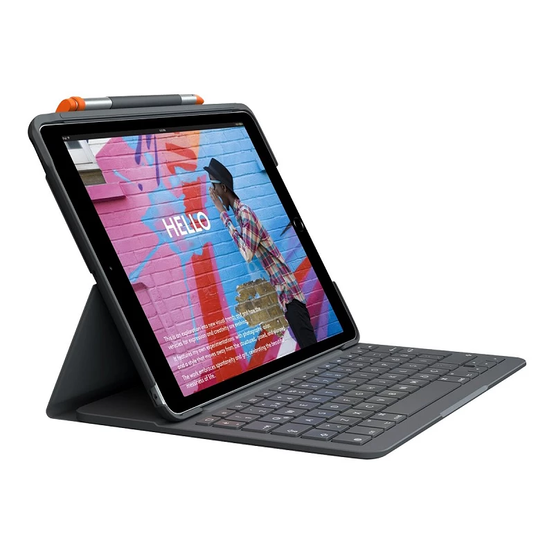 Logitech Slim Folio - Caja de teclado y folio