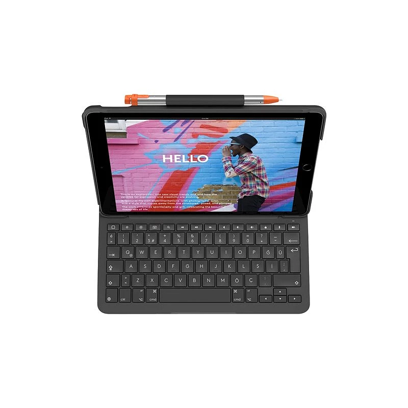 Logitech Slim Folio - Caja de teclado y folio