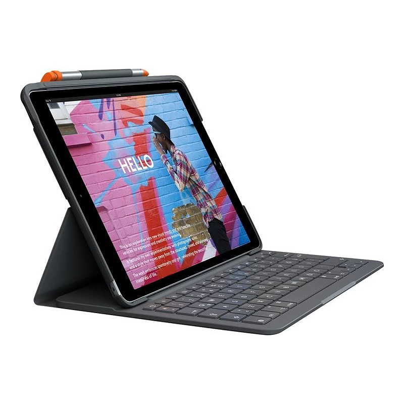 Logitech Slim Folio - Caja de teclado y folio