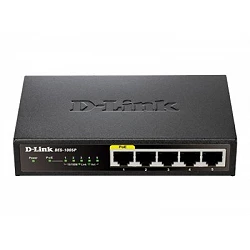 D-Link DES 1005P - Conmutador - sin gestionar