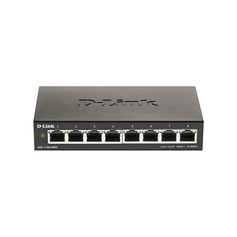 D-Link DGS 1100-08V2 - Conmutador - inteligente