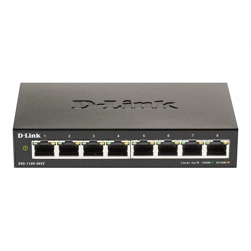 D-Link DGS 1100-08V2 - Conmutador - inteligente