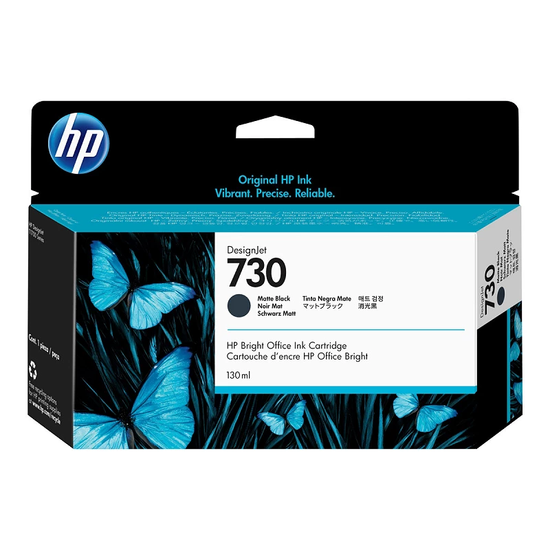 HP 730 - 130 ml - negro mate - original - DesignJet