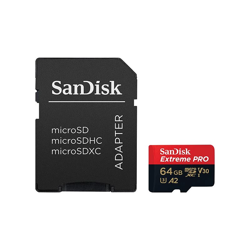 SanDisk Extreme Pro - Tarjeta de memoria flash (adaptador microSDXC a SD Incluido)