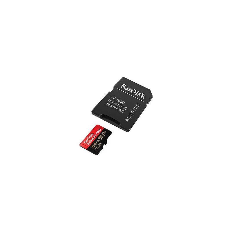 SanDisk Extreme Pro - Tarjeta de memoria flash (adaptador microSDXC a SD Incluido)