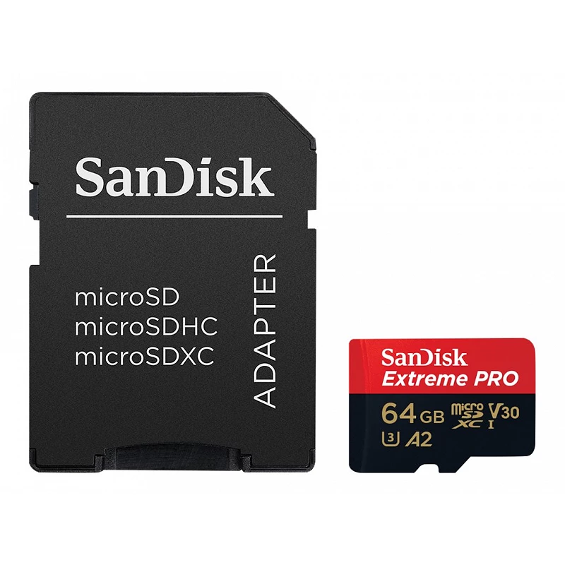 SanDisk Extreme Pro - Tarjeta de memoria flash (adaptador microSDXC a SD Incluido)