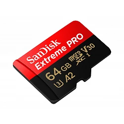 SanDisk Extreme Pro - Tarjeta de memoria flash (adaptador microSDXC a SD Incluido)