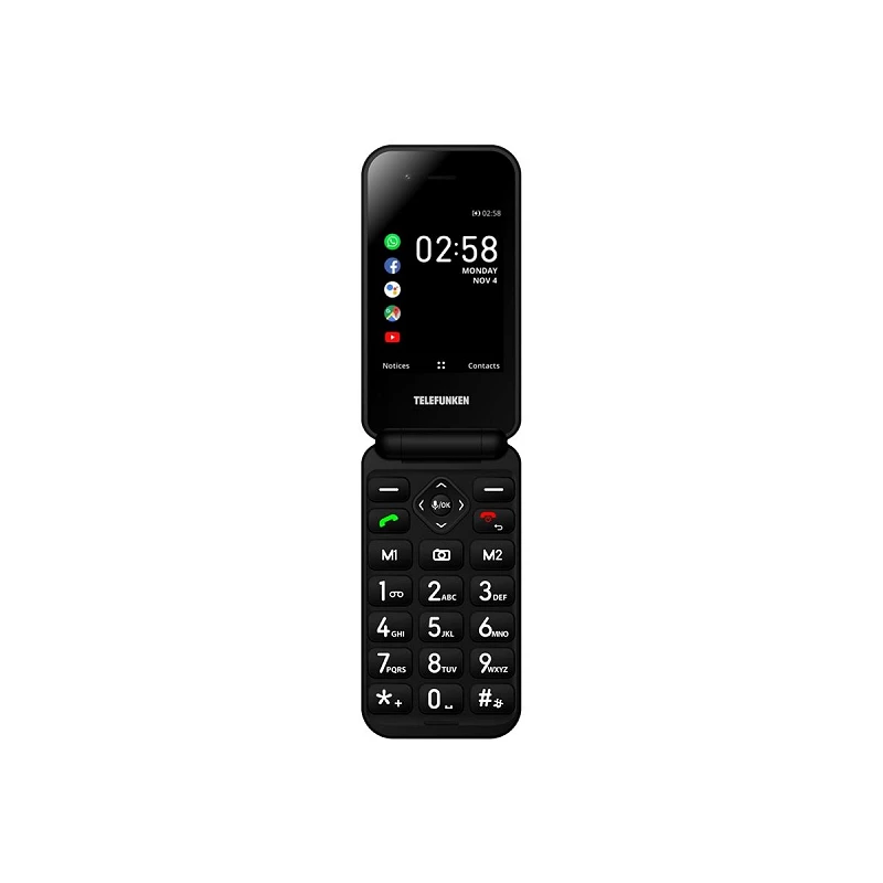 Telefunken S740 - 4G teléfono básico - RAM 512 MB / Memoria interna 4 GB