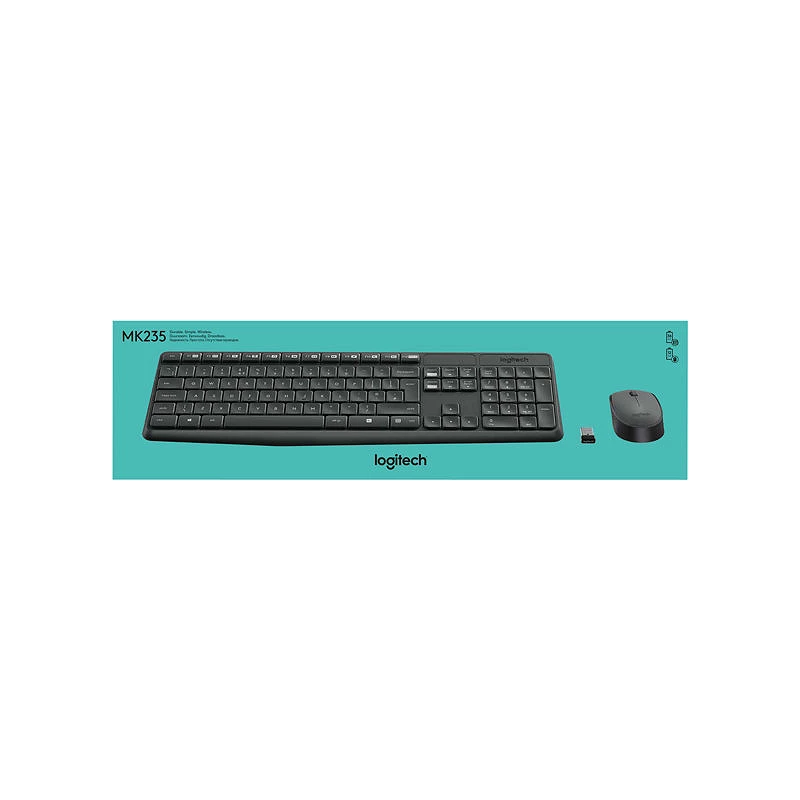 Logitech MK235 - Juego de teclado y ratón