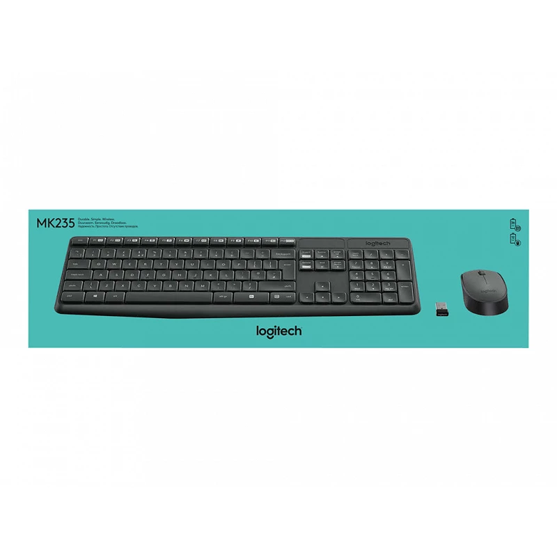 Logitech MK235 - Juego de teclado y ratón