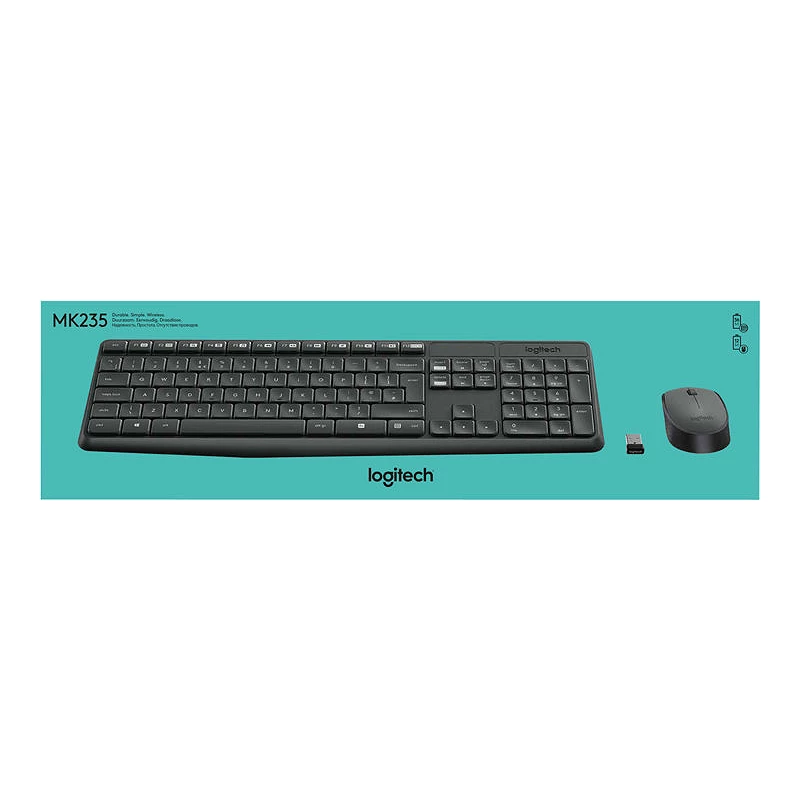 Logitech MK235 - Juego de teclado y ratón