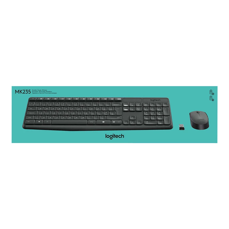 Logitech MK235 - Juego de teclado y ratón