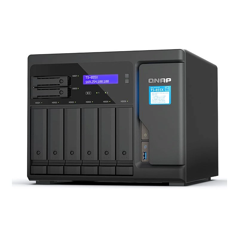 QNAP TS-855X - Servidor NAS - 8 compartimentos