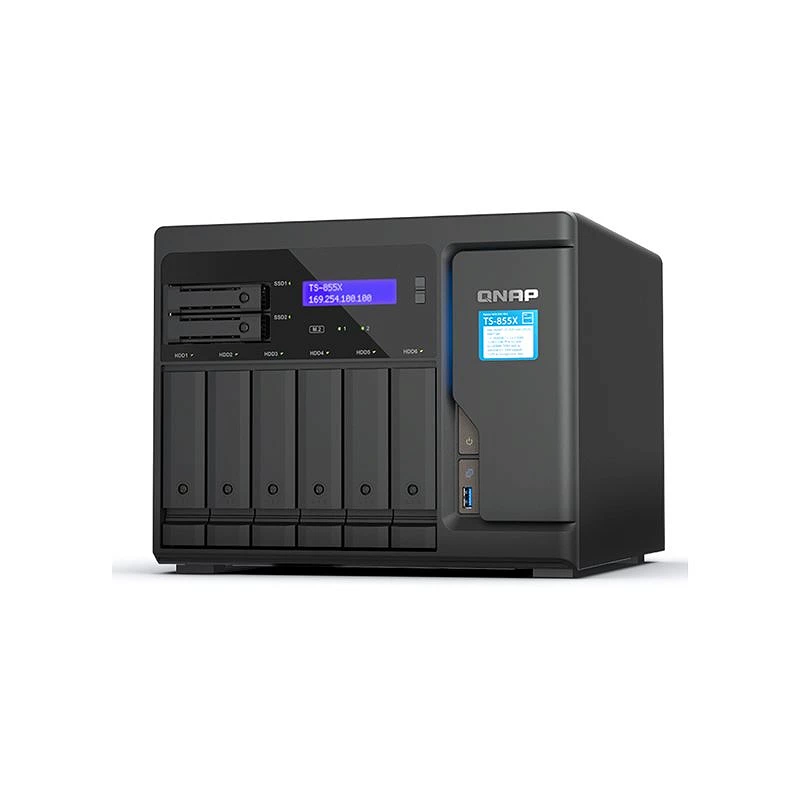 QNAP TS-855X - Servidor NAS - 8 compartimentos