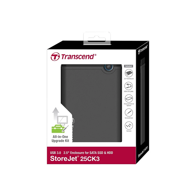 Transcend StoreJet 2.5\\\" - Caja de almacenamiento