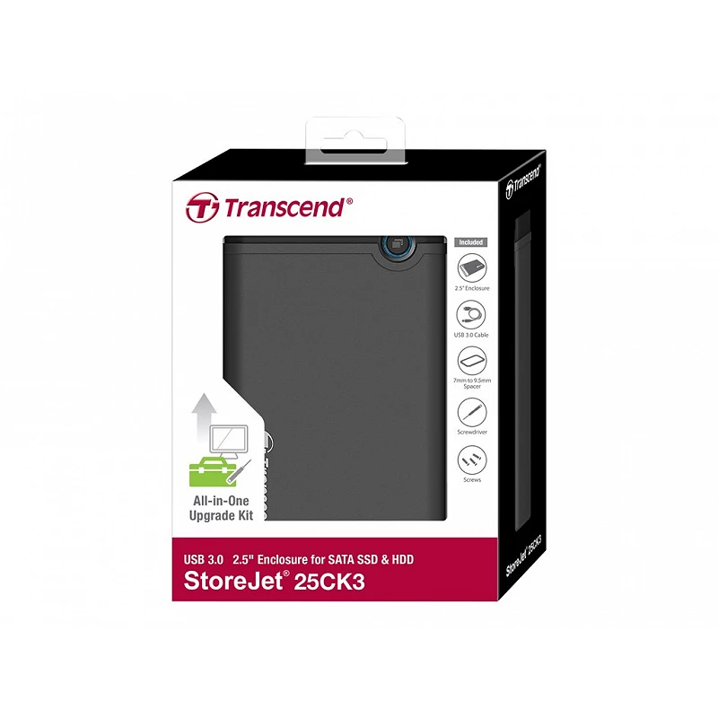 Transcend StoreJet 2.5\\\" - Caja de almacenamiento