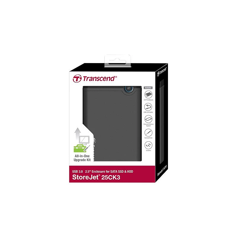 Transcend StoreJet 2.5\\\" - Caja de almacenamiento