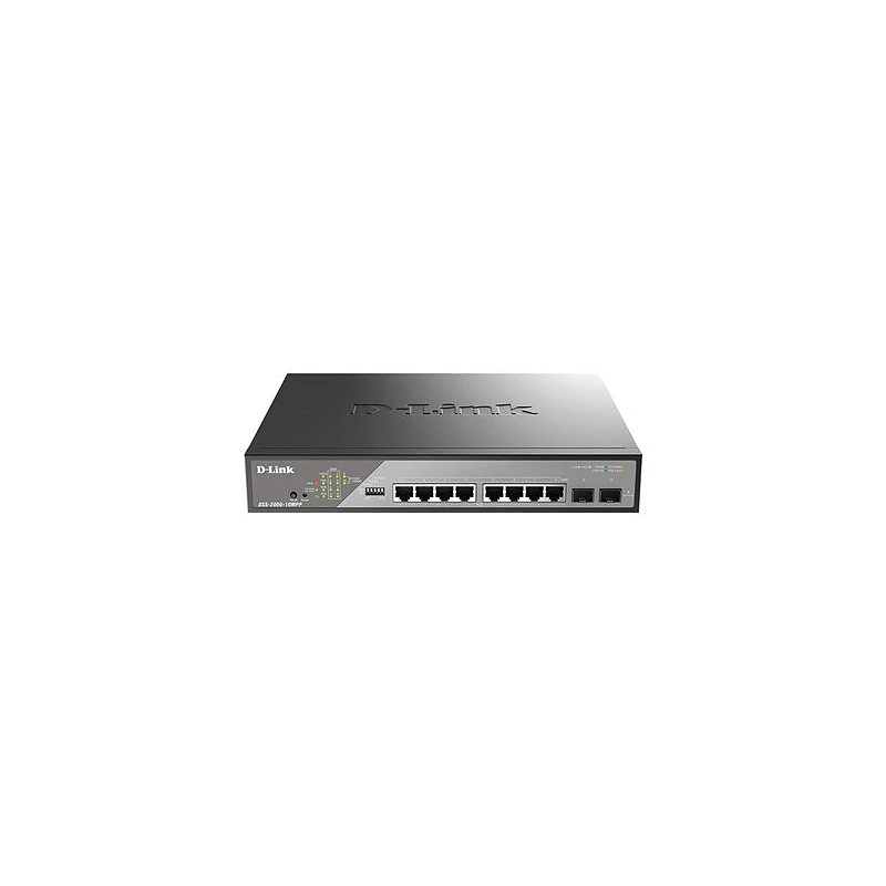 D-Link DSS 200G-10MPP - Conmutador - Gestionado